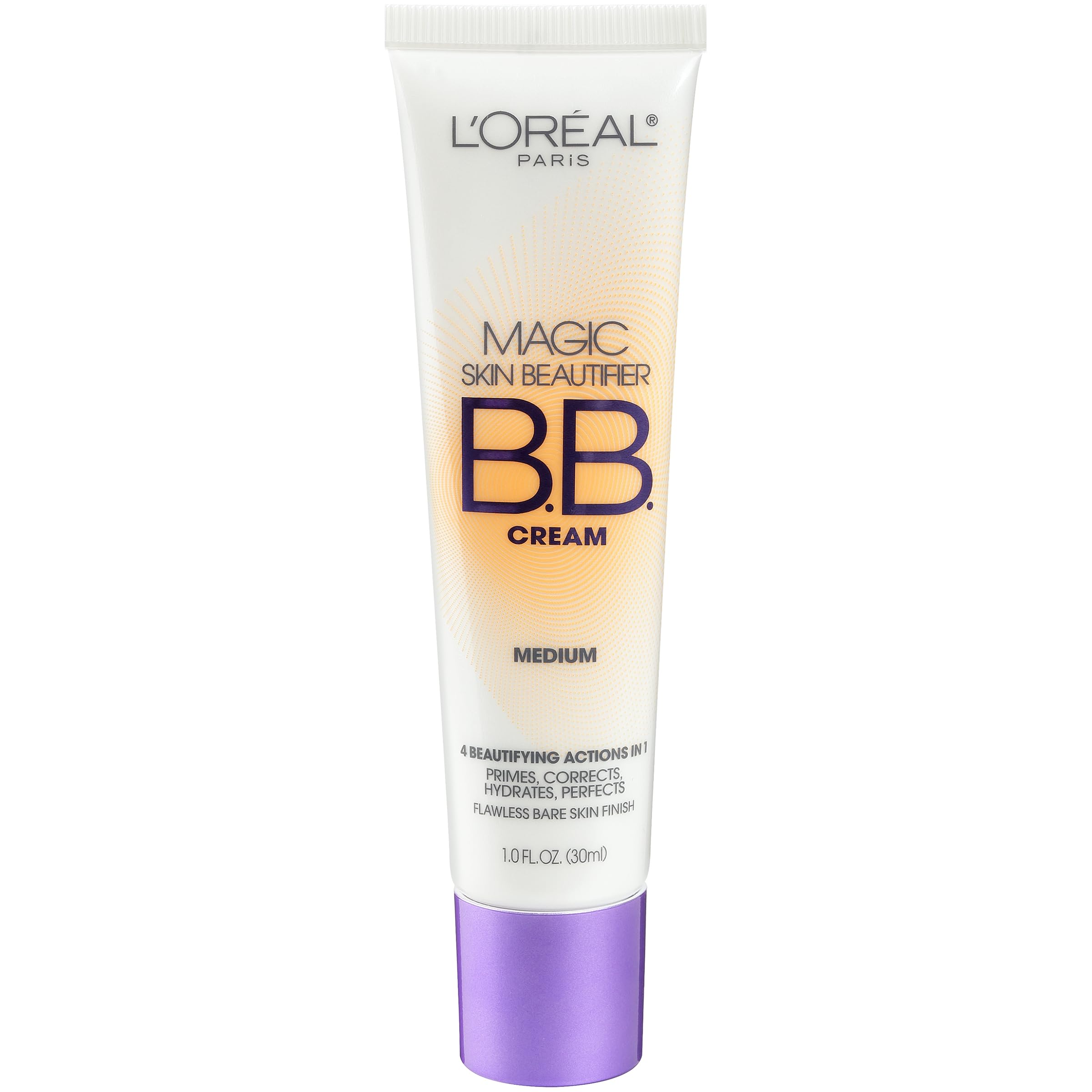 L'Oréal Paris Makeup Magic Skin Beautifier BB Cream Tinted Moisturizer, Anti-Redness, 1 fl oz, 1 Count