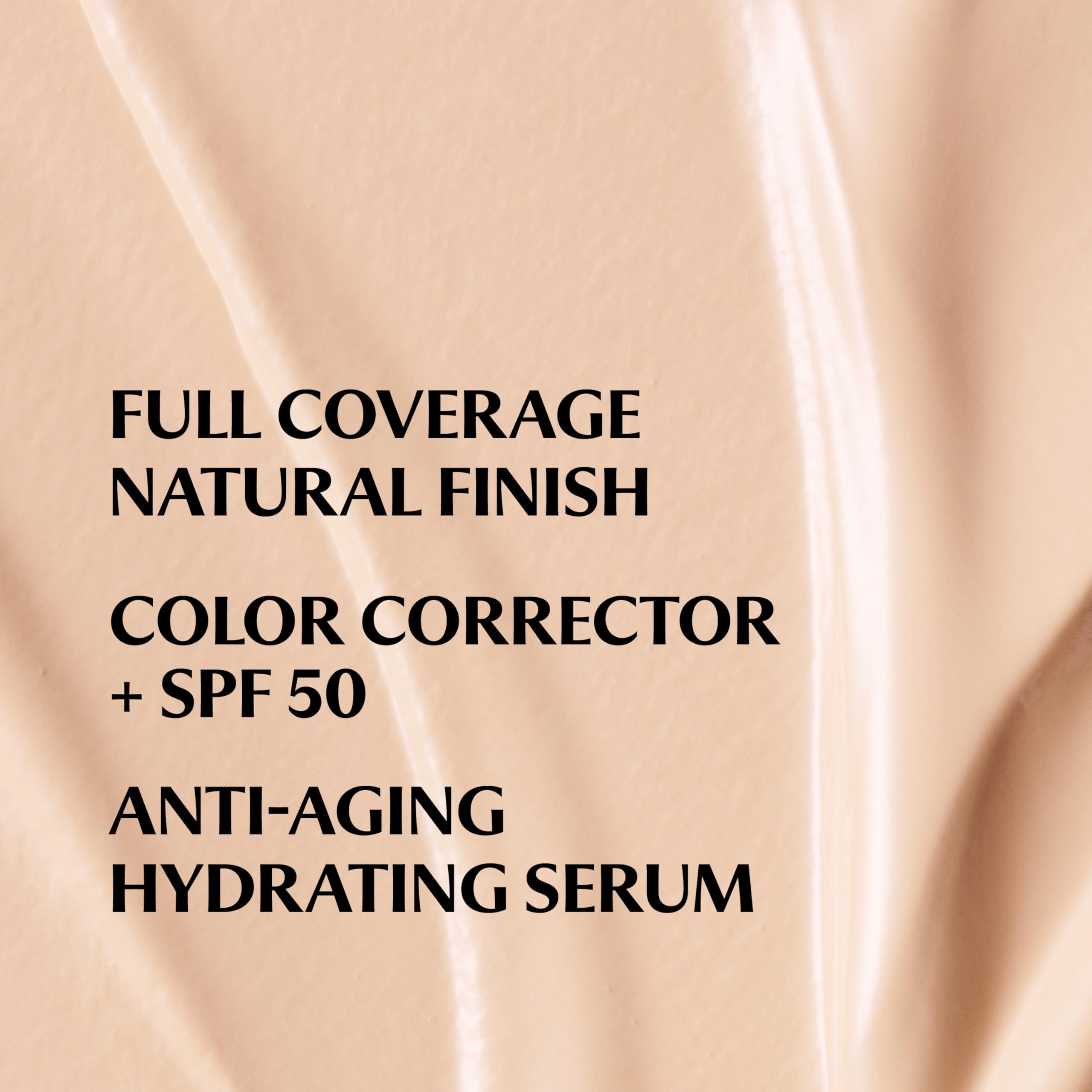 IT Cosmetics CC+ Cream - Natural Full Coverage Foundation With SPF 50+, Color Corrector & Anti-Aging Hydrating Serum, Hyaluronic Acid + Peptides, Lightweight Up To 24H Wear, All Skin Types