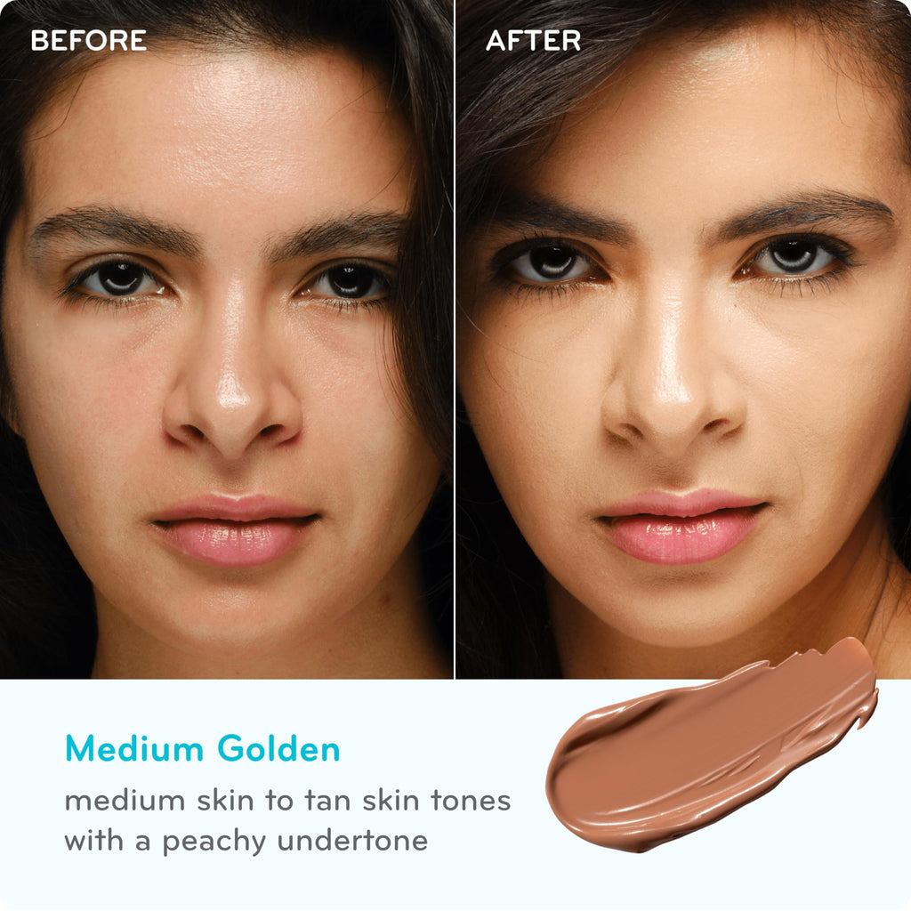 pūrlisse Perfect Glow BB Cream SPF 30 - Luminous Matte Tinted Moisturizer with SPF - Korean Skin Care Formula with Goji & Hawthorn Berry to Hydrate, Brighten & Even Skin - Light Medium (1.4 oz)