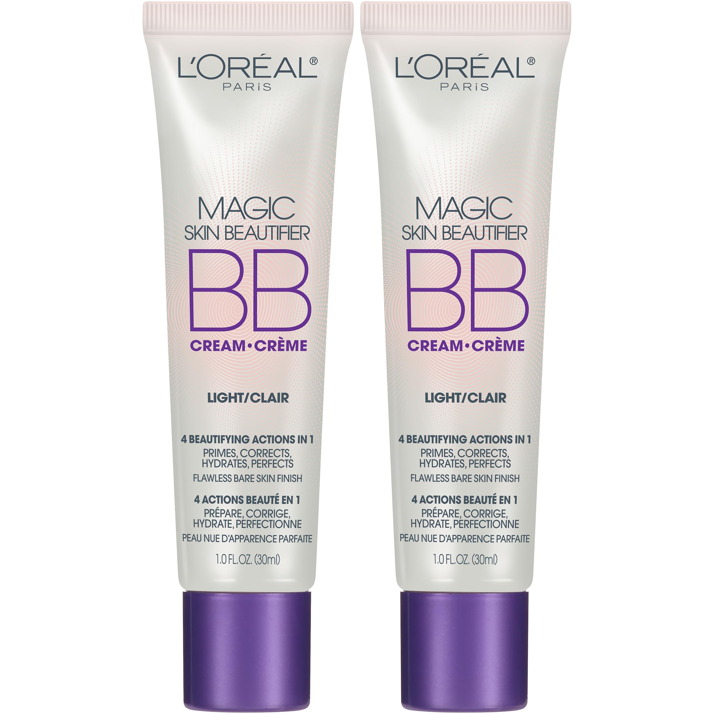 L'Oréal Paris Makeup Magic Skin Beautifier BB Cream Tinted Moisturizer, Anti-Redness, 1 fl oz, 1 Count