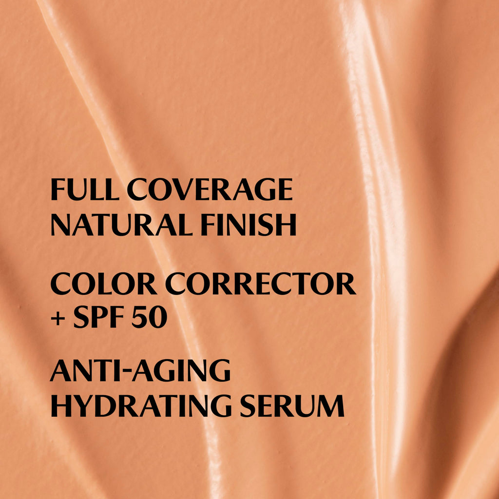 IT Cosmetics CC+ Cream - Natural Full Coverage Foundation With SPF 50+, Color Corrector & Anti-Aging Hydrating Serum, Hyaluronic Acid + Peptides, Lightweight Up To 24H Wear, All Skin Types