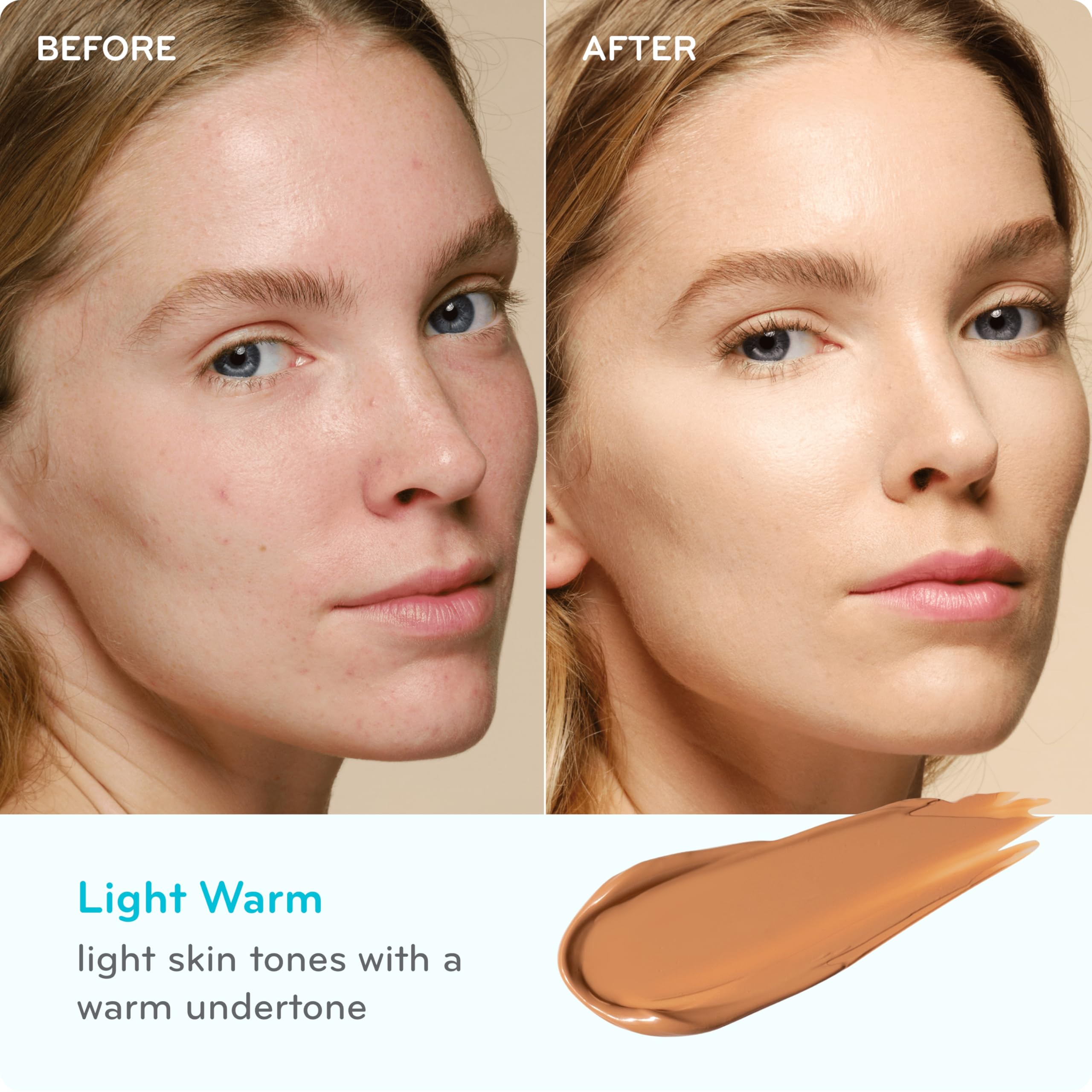 pūrlisse Perfect Glow BB Cream SPF 30 - Luminous Matte Tinted Moisturizer with SPF - Korean Skin Care Formula with Goji & Hawthorn Berry to Hydrate, Brighten & Even Skin - Light Medium (1.4 oz)
