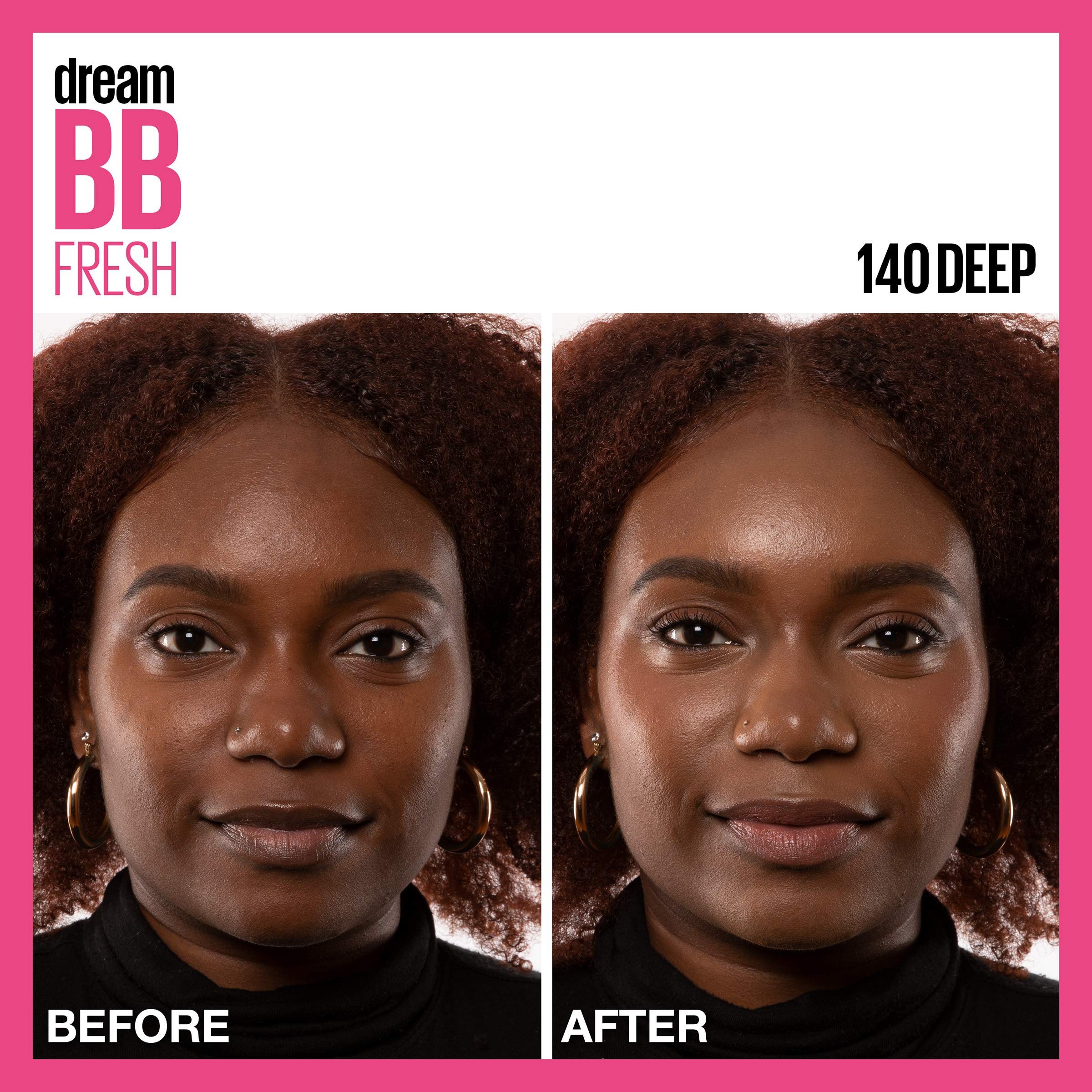 Maybelline Dream Fresh Skin Hydrating BB cream, 8-in-1 Skin Perfecting Beauty Balm with Broad Spectrum SPF 30, Sheer Tint Coverage, Oil-Free, Medium, 1 Fl Oz
